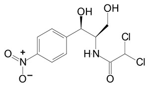 Structure of chloramphenicol