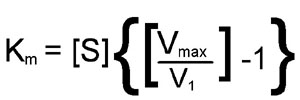 Derivation of Michelis-Menten constant, Km