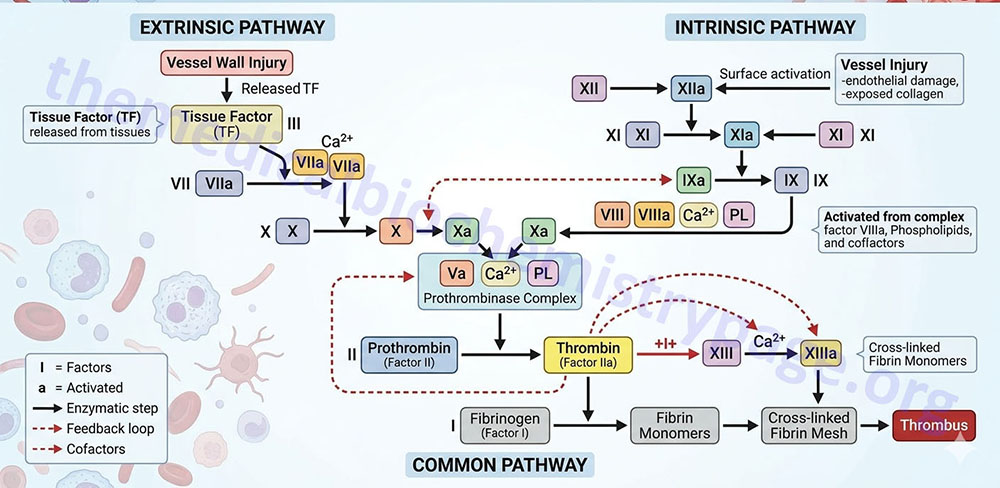 Hemostasis: Biochemistry of Blood Coagulation