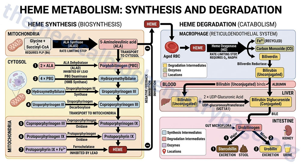 Heme and Bilirubin Metabolism