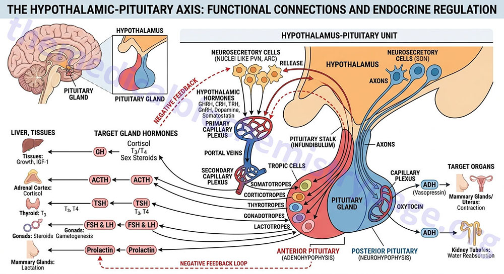 overview of the hypothalamic pituitary axis