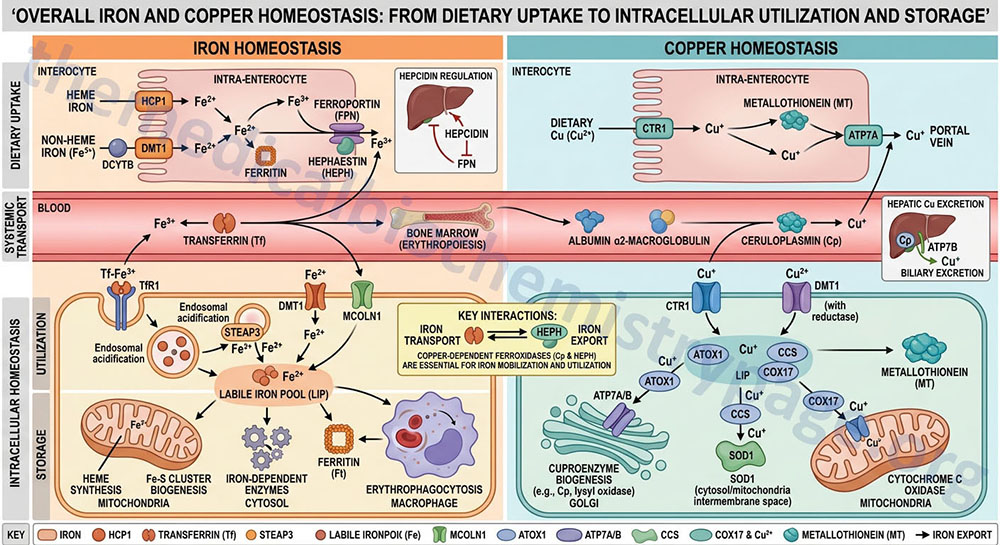 Iron and Copper Homeostasis