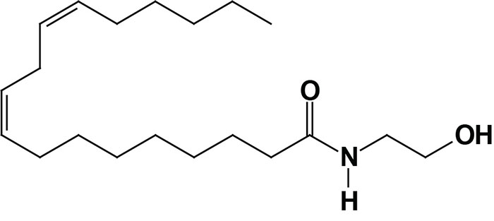 Structure of linoleoylethanolamide, LEA