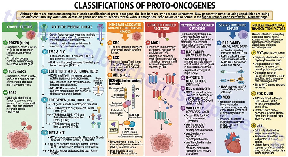 overview of proto-oncogene classifications