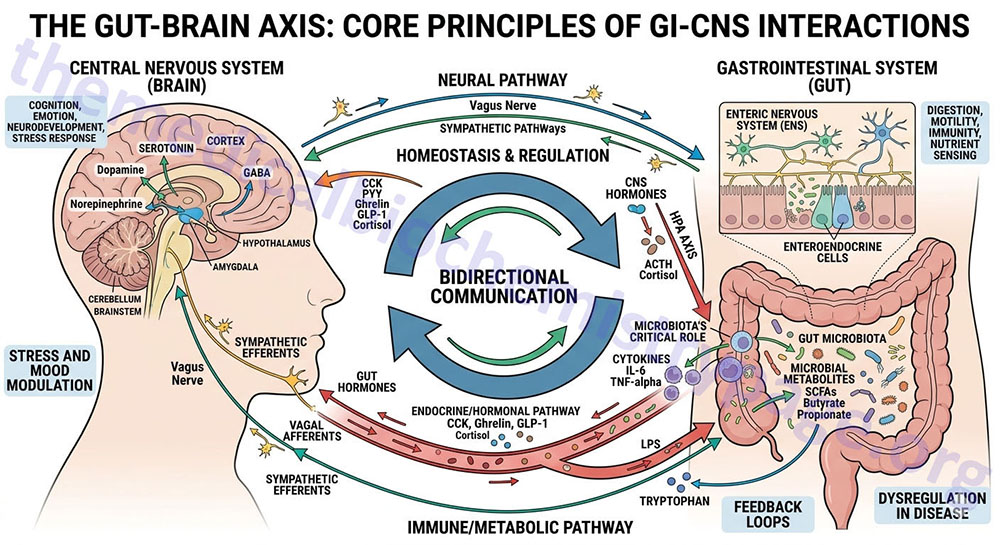 Gut-Brain Interrelationships and Control of Feeding Behavior