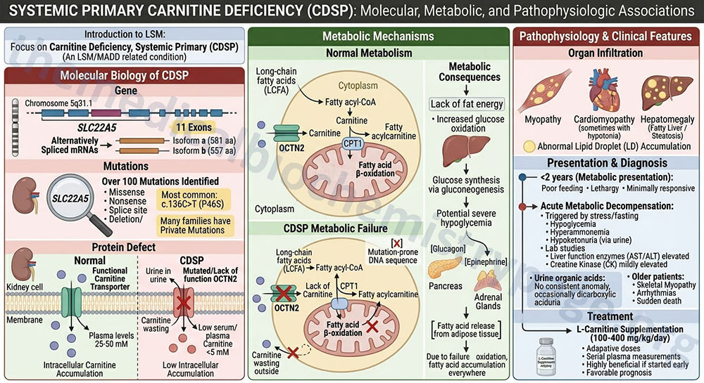 Carnitine Deficiency, Systemic Primary