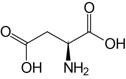 Structure of aspartic acid