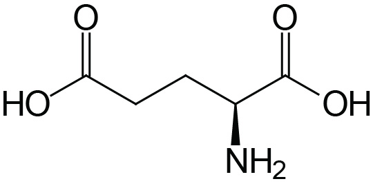 Structure of glutamic acid