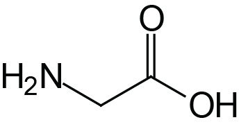 Structure of glycine