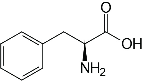 Structure of phenylalanine